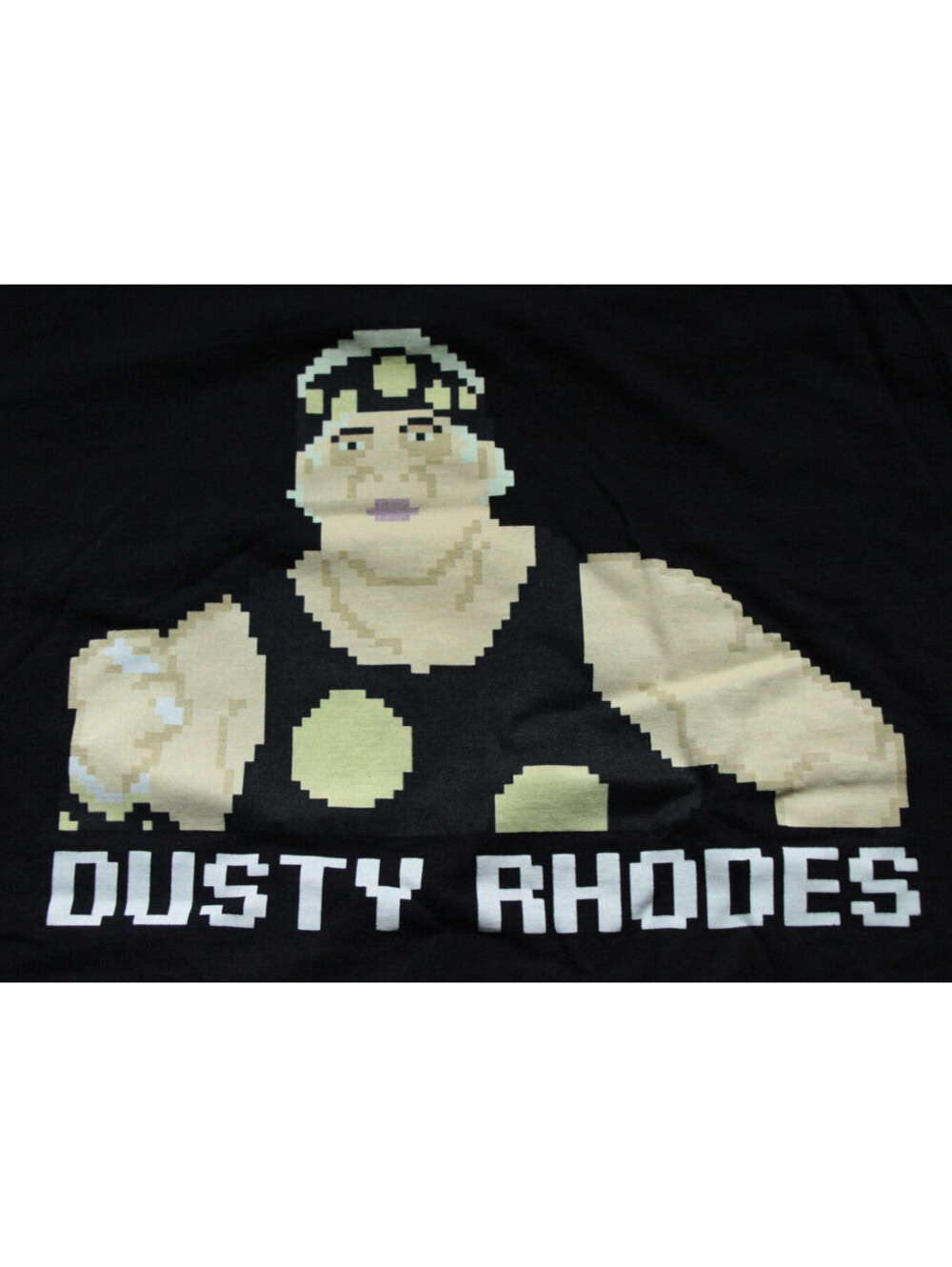 Dusty Rhodes WWE Legends Wrestling T-Shirt L Shirt Pixel Video Game